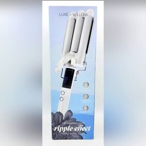 Luxe+Willow Ripple Effect Triple Barrel Waver With Temperature Control